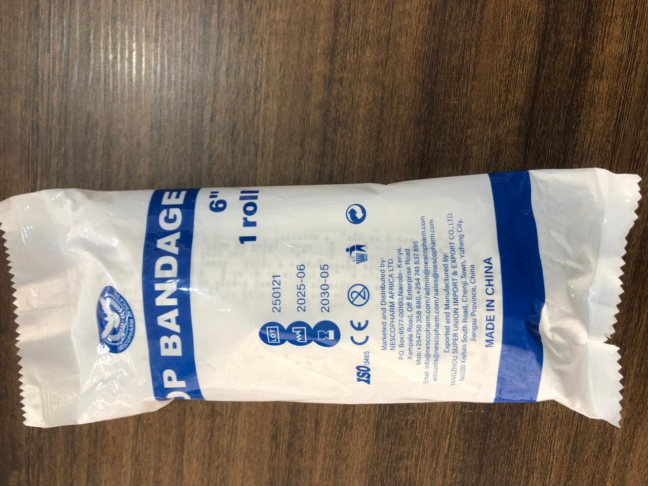Plaster of Paris Bandage